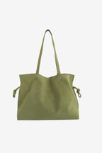 Isabelle Bag in Meadow — front view on light grey