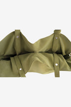 Isabelle Bag in Meadow — interior, on light grey