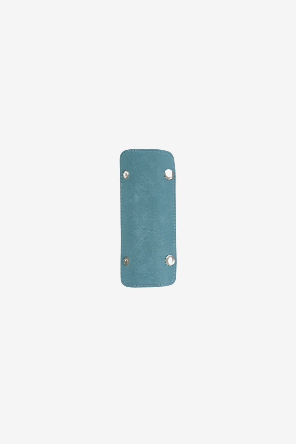 Isabelle Bag in Sky — shoulder pad, on light grey