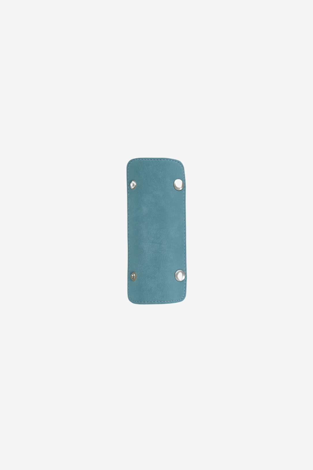 Isabelle Bag in Sky — shoulder pad, on light grey